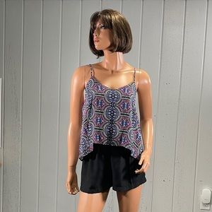 *Design Lab Lord & Taylor Women's Layered Romper Size XS